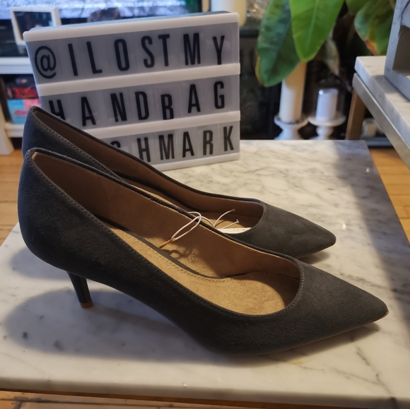 🆕 Faux Suede Pump Heel US 6 NWT ON - Picture 6 of 10